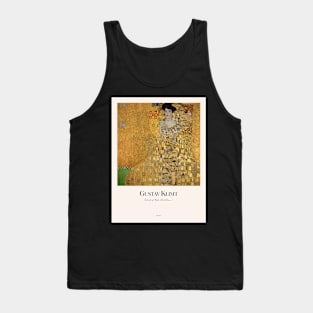 Portrait of A. Bloch Bauer I with Text Tank Top